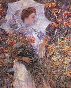 Robert Reid The White Parasol oil painting on canvas